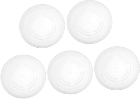 Veemoon 5 Piezas Bandejas Transparentes para Macetas Redondas de Resina, Diámetro 19,7 Cm X Base 16,5 Cm, Bandejas de Plástico para Plantas Suculentas y Bonsáis, Accesorio Jardín y Balcón,