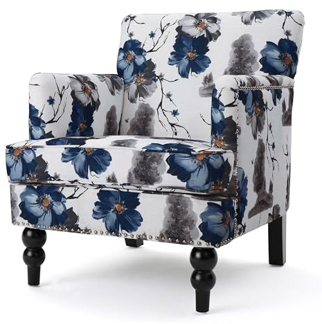 Christopher Knight Home Boaz Fabric Club Chair - Floral Print