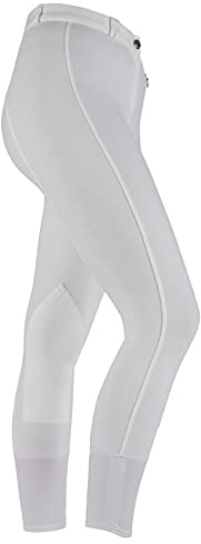 Wessex - Pantalon d'équitation - Fille (11-12 ans) (Blanc)