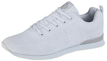 Dek Target Unisex Lace Bowls Trainers Bowling Shoes (White, Numeric_7)