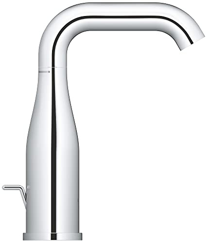 GROHE Engreppsblandare Essence 1/2, M-storlek, med avloppsarmatur, krom