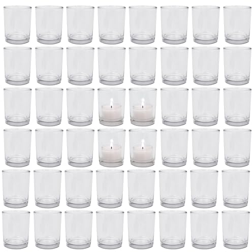 DecoLite - Teelichtglas PUR - klar (48 Stück)