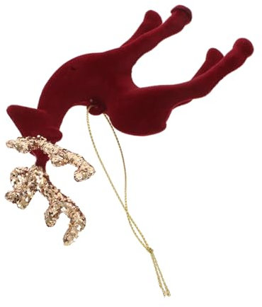 UPKOCH Elch-Anhänger weihnachtsdeko winterwunderland Weihnachtsbaum-Anhänger Weihnachtsbaum anhänger Tierfiguren zum Sammeln Rentier Tischdeko Rentierfiguren Schaum rot