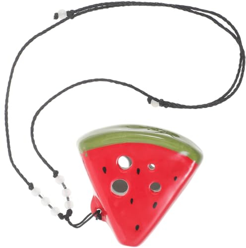 Abaodam 6-Loch Ocarina Aus Keramik Für Anfänger Tragbares Musikinstrument Leicht Zu Lernen Ideal Für Musikpraxis Und Übung