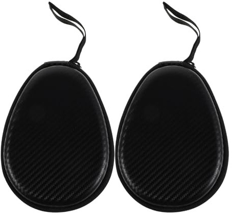 CONGARTENO 2 Pièces Pochette de Rangement pour Écouteurs Portable Étui Compact Antiperte pour Casque et Microphone Pochette de Transport pour École Accessoire Pratique de Voyage