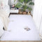ROHATIM Hochflor Teppich Wohnzimmer Super weich Shaggy Teppich Flauschiger,Soft Area Rug Schlafzimmer Teppiche Super weich Fluffy Kindermatte(reines Weiß,160 x 230 cm)