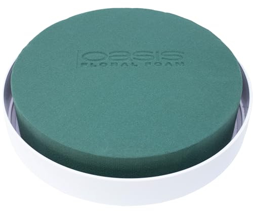 Flowerbox Oasis® Venezia Schale - 6 x 25 cm Ø - Weiß - 1 Stück