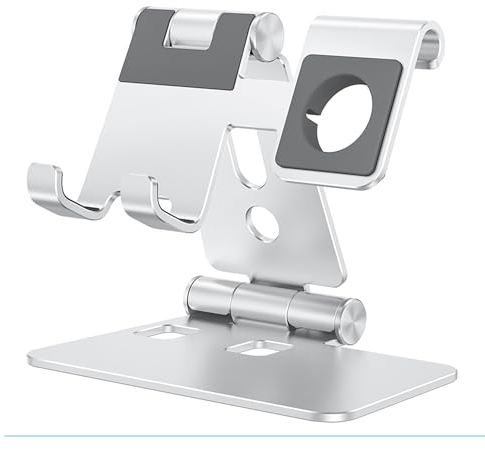 Desire2 Restore Pro, Designed for Apple Watch and iPhone Charging Stand, Wireless Charging Station for Multiple Devices, Cell Phone Holder Desk Accessory, Apple iPad and Apple Watch Compatible Holder