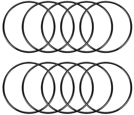 Mandouer Nitrile Rubber O-Rings, 35mm OD 31mm ID 2mm CS, Metric Rubber Washers and Seals for Tap, Plumbing, Automotive, Pack of 10