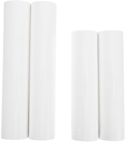 BUGUUYO Recambios de Rodillos Quitapelusas Antiestáticos, 4 Piezas (2 de 8 Pulgadas y 2 de 10 Pulgadas), Adhesivos para Eliminación de Polvo, Accesorios Industriales para Limpieza