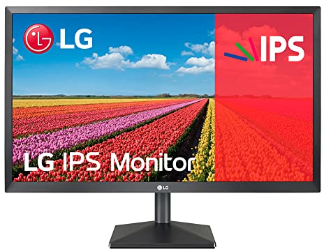 LG 24MK430H Monitor 24 FULL HD LED IPS, 1920x1080, 5ms, AMD FreeSync 75Hz, Multitasking, VGA, HDMI, Flicker Safe, Nero