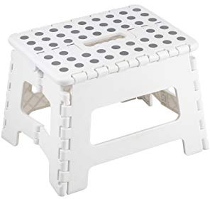 Linea Garden Friend SGABELLO PIEGHEVOLE CLIC-CLAC BIANCO