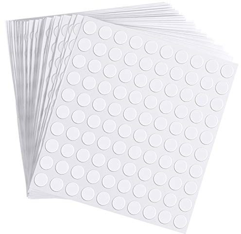3000 Stücke Doppelseitige Klebepunkte Transparente Doppelseitige Klebeband Aufkleber Rundes Acryl Keine Spuren Starker Kleber Aufkleber Wasserdichte Punkt Aufkleber (0,39 Zoll/ 10 mm)