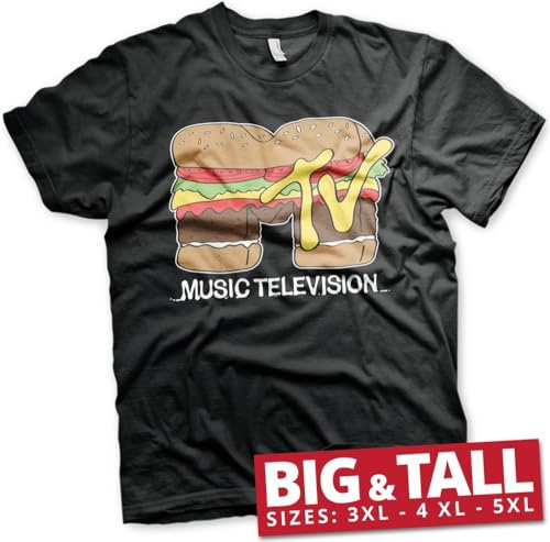 MTV - T-Shirt Big & Tall - Hamburger (4XL)