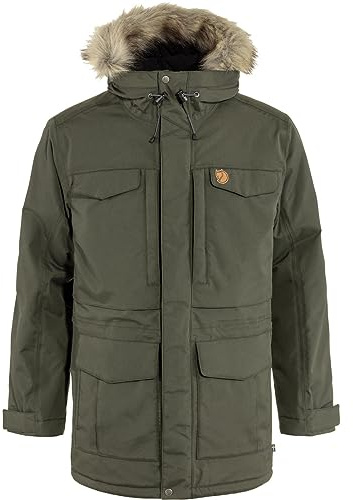 Fjällräven Herren Nuuk Parka, Deep Forest, L