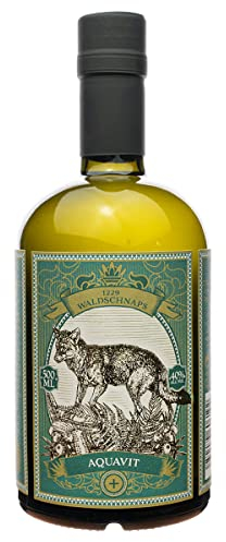 Aquavit 0.5l (40% Vol) - Waldaquavit - Mecklenburger Akvavit - 1229 Waldschnaps | besonders sanfter und würziger Charakter | Digestif | Schwechower Brennerei (1229)
