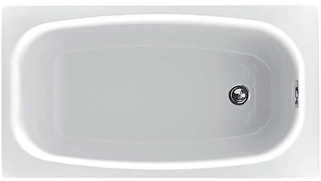 Uno Compact Bathtub | Acrylic Space Saver |Small Single Ended Bath| Modern Design | 1200mm x 700mm