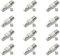 songyea RJ45 Stecker Werkzeuglos, 12 Stück Cat7 Stecker, Cat6A Netzwerkstecker, Netzwerk Werkzeug, Werkzeuglos Feldkonfektionierbarer, Geschirmt 10 Gbps 600MHz