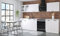 roe furniture Küchenzeile ohne Elektrogeräte - Modern Einbauküche 240 cm - Küche Komplett Lora - Küchenblock - Geräumige Singleküche - Küchenmöbel Komplett Weiß Matt & Weiße Oberseite