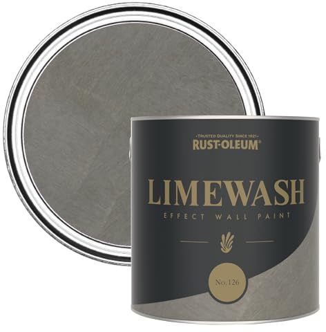Rust-Oleum Green Limewash Effect Wall Paint - No.126 2.5L