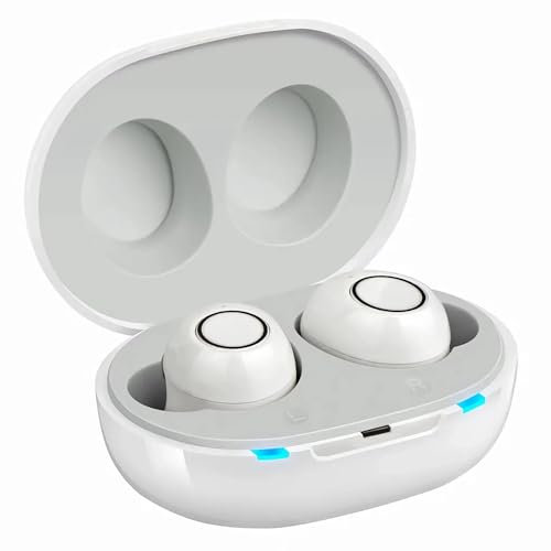 JINGHAO Geräusch Verstärker, Klang-Verstärker – Ear Enhancer, Hochwertige Surround-Noise-Unterstützung USB-Ladebox,weiß