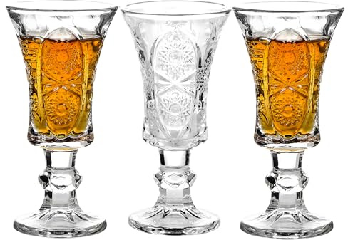 JAIEF Bicchieri Sherry, vetro senza piombo, trasparente, fondo pesante, 45 ml (3)