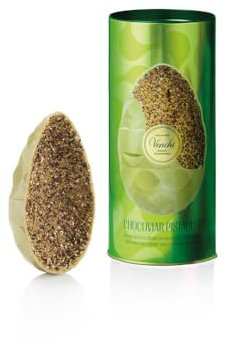 Venchi - Uovo di Cioccolato Chocoviar Pistacchio, Gusto Cioccolato al Pistacchio, con Granella di Pistacchi, Toffee e Fave di Cacao, con Sorpresa, Senza Glutine, 330 gr, Collezione Pasqua
