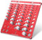 Upriver Thread Checker, 34 Nut & Bolt Thread Size Checker, Thread Gauge Identifier for 19 Standard & 15 Metric, Quickly Identifying Nut And Bolt Professional Bolt Sizer Measuring Tool