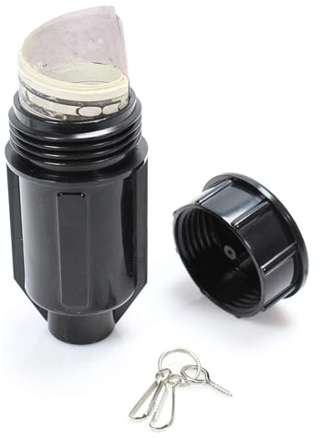 Masoog Cachette Secrète - Conteneur Argent Secret Sécurisé en Tête D'arroseur - Accessoire de Dissimulation Étanche pour Cadeaux et Proches