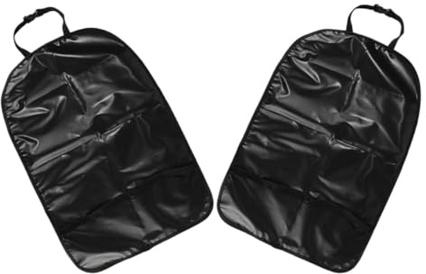 GARVALON Protezione Per Seggiolino Auto Schienale Anti-calci Per Bambini Coprisedile Resistente Al Fango Per Vettura, Facile Da Installare, Set 2 Pezzi Per Veicoli Compatibili
