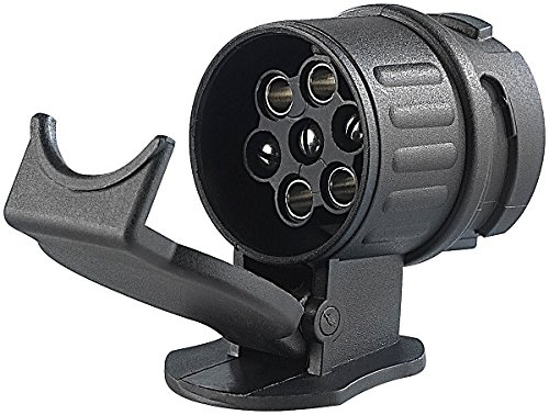 LISSEK Adaptateur pour voiture et remorque 13 broches vers 7 broches pour attelage de remorque de voiture 13 broches vers 7 broches