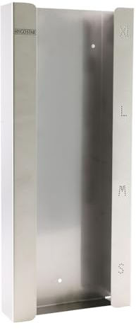 Hygostar Handschuhspender Quattro FM | Edelstahl, 1 Stück, Wandhalterung Einmalhandschuhe