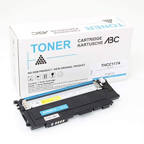 ABC Kompatibler Toner für HP 117A W2071A Cyan für HP Color Laser 150 150a 150nw MFP 178 178nw 178nwg 179 179fnw 179fwg