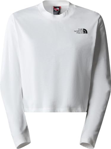 THE NORTH FACE Ls Crop T-Shirt Gardenia White XXL
