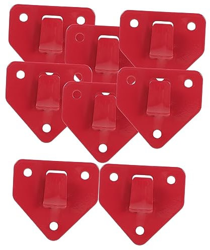 ANDRESLAD 8stücke Feuerlöscher Wandhalterung Aus Robustem Metall Rostfrei Stabile Dreieck-halterungen Einfache Wandmontage Langlebige Befestigungshaken Für Sichere Feuerlöscherlagerung