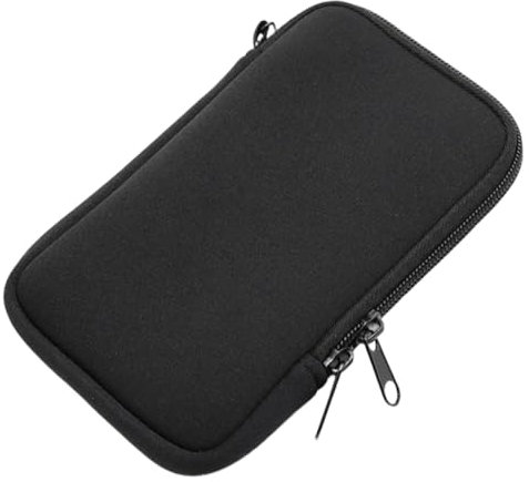 NJCXOLA Neopren-Handy-Tasche Mit Umhängeband, Universelle Hülle Für Telefone Bis Zu 6.5 Zoll, Schwarz