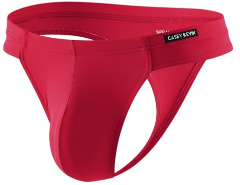 Mauro Kane Men's Sexy Thongs Ice Silk G-String Underwear Low Rise T-Back | Soft Stretchy Fabric, Comfortable, 3D Support Pouch, Seamless Sport Thongs, Tagless Comfort, for Daily Wear, Sports, Gym