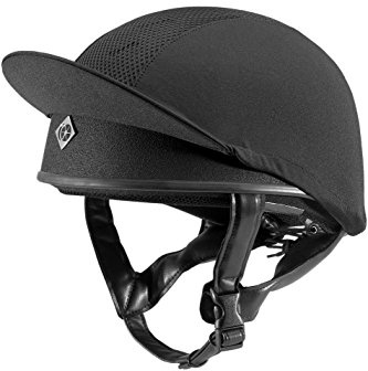 Charles Owen ASTM Pro II Plus Skull Helmet - Black Helmet Size - 56cm