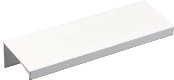 Gedotec Griffleiste | Möbelgriff aus Aluminium | 1 Stück | Schrankgriffe mit BA 54 - L 104 mm | RAFFAEL | Schubladengriffe Weiß lackiert | moderne Möbelgriffe rostfrei | hochwertiger Schranktürgriff