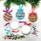 Baker Ross AX530 Paillettenkugel Dekorationen Bastelset für Kinder - 3 Stück, Festliche Kreativsets und Bastelbedarf zum Basteln und Dekorieren zur Weihnachtszeit, Durchsichtige
