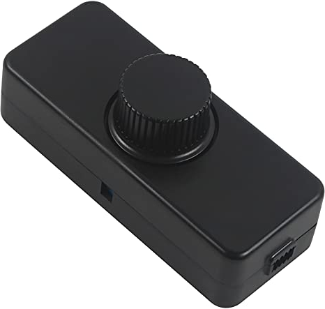 Aroidful Variateur de Lumiere LED, Variateurs LED silencieux 3-100W 220-240V LED Gradateur Rotatif (Noir)