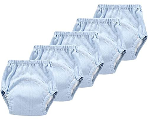 ACMEDE 5er Pack Baby Töpfchen Trainerhosen Unterhosen Töpfchentraining Baby Lernwindelhose Trainerhosen Unterwäsche Windelhose zum Toilettentraining 0 bis 5Jahre
