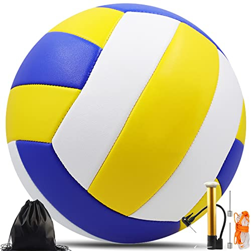 Bibykivn Pelota Voleibol,Balon Voley Playa,Tacto Suave Voleibol de Playa,Unisex-Adult, (A)