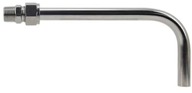 RVIFY Heimbrausystem Edelstahl High Flow Pickup Rohr Seite/Mitte 5/8 OD Rohr Homebrew Braukessel/Fass Tauchrohr Brewer Hardware Druckminderer(Center Pickup Tube)