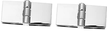 SHINEOFI 2piezas Bisagra De Aleación De Zinc Sin Perforar Para Vitrina De Vino Unidades Accesorio Para Puerta Bisagra Para Copas De Vinoteca