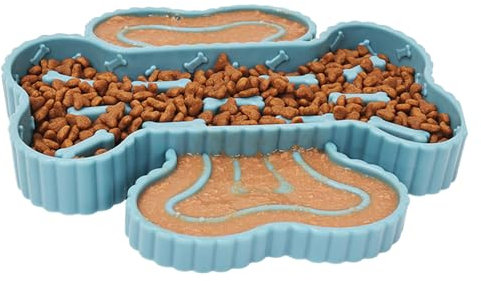 Tazón De Perro De Alimentación Lenta - Plato De Alimentación De Mascotas Con Taza De Succión | Estación De Alimentación De Mascotas | Bandeja Para Comer En La Bandeja De Comer | Alimentador Lento Para