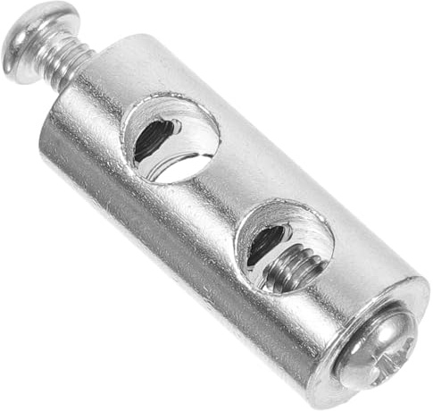 SEWACC Wire Rope Clamp Stainless Steel Double Hole Cable Fastener for Fence Railing Industrial Wire Rope Cable Clip Fastener Sturdy Metal Pulling and Lifting Use