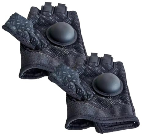 BESPORTBLE Passing Ball Volleyball Gloves Professional Training Equipment for Teen Boys Hand Shape Correction Black Pair