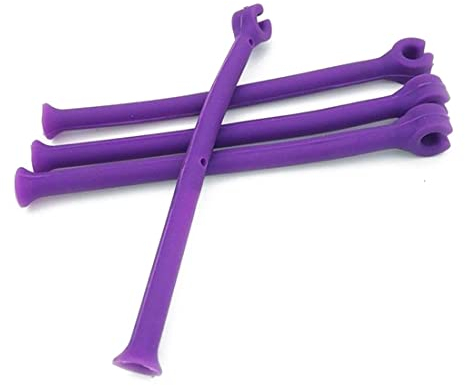 IUDWCG - 4 Pcs Weinglashalter, Geschirrspüler Glashalter, Silikon-Glashalter, Geschirrspüler, sichere Reinigung langes Glas, Weinglashalter, Silikon-Taller-Schutz, lila