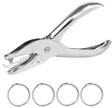 JCUGSBS foratrice per carta,Punzonatrice a Foro Singolo,Foro di Perforazione,Pinze per Punzonatura,Perforatore Foro Tonda,per Mestieri Etichette Regalo Carta Scrapbooking DIY Craft(3MM)